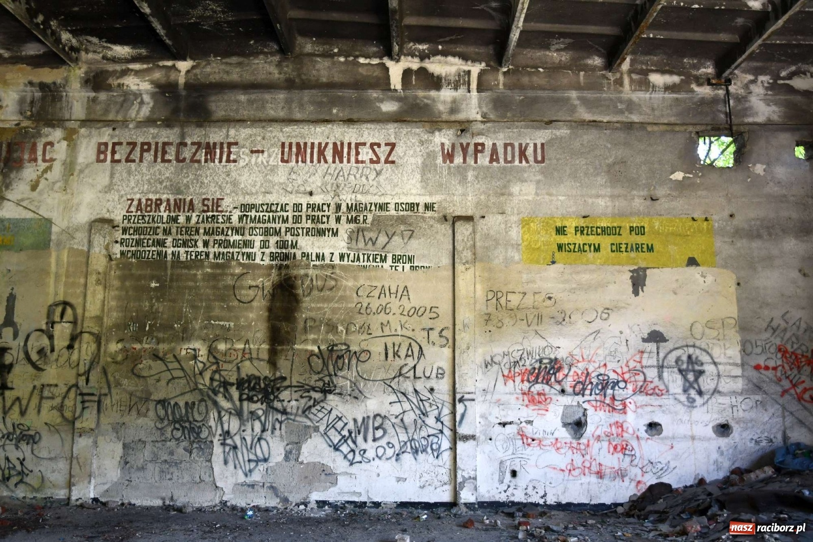 Zdjęcie w galerii na portalu naszraciborz.pl: Tajemnice zimnej wojny. Baza rakietowa w Kuźni Raciborskiej [FOTO i WIDEO] wiadomości z regionu