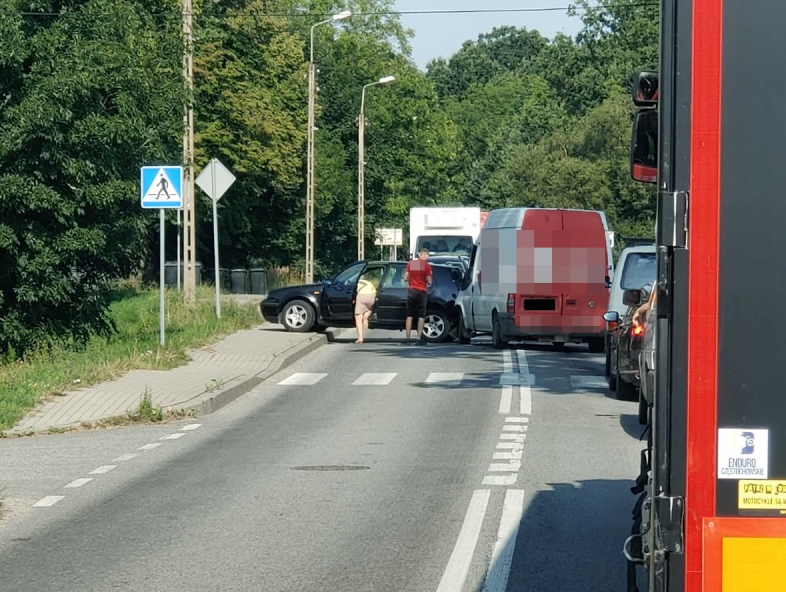 Zdjęcie w galerii na portalu naszraciborz.pl: Raport 998. Audi wjechało w tył peugeota wiadomości z regionu