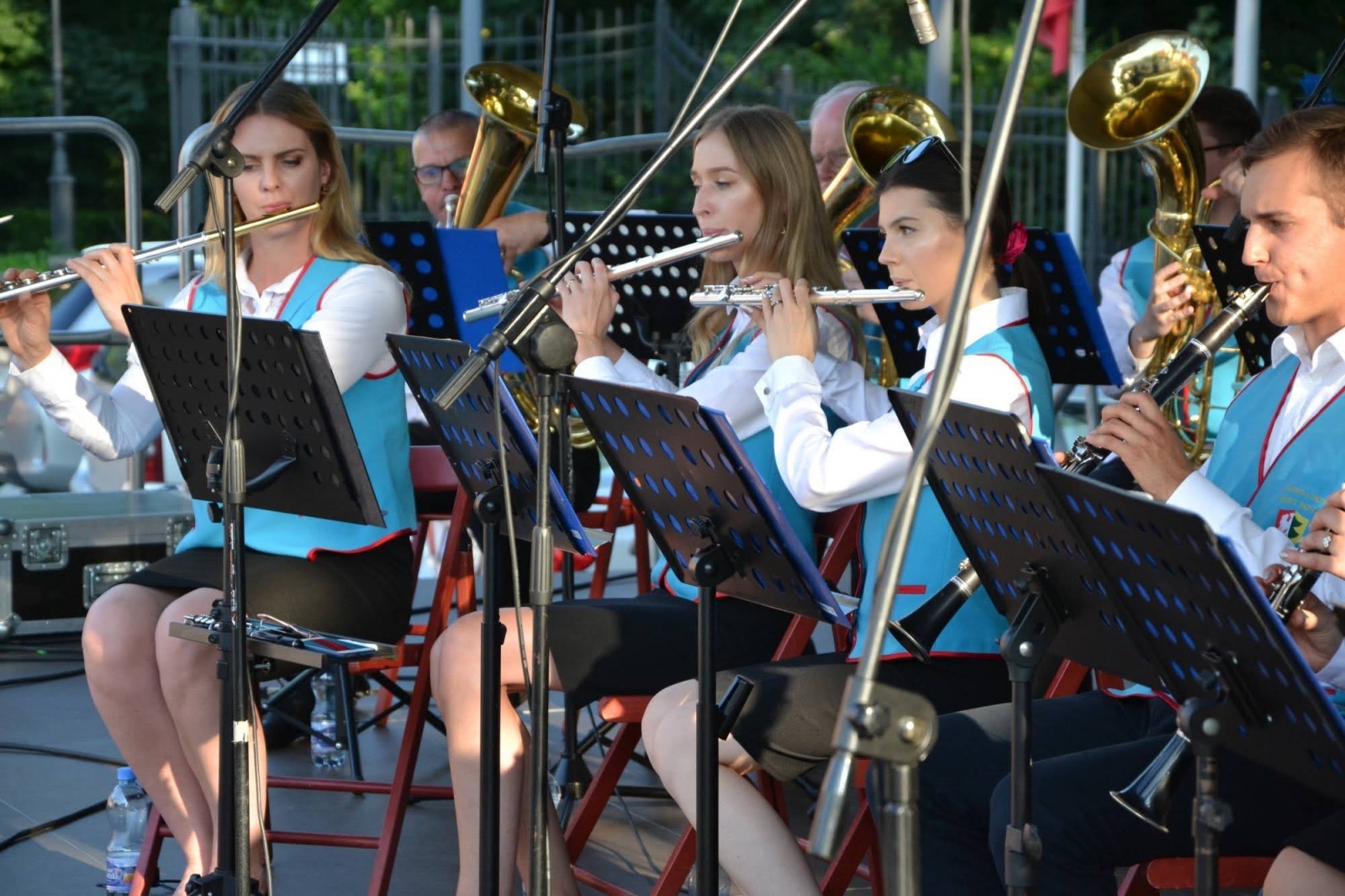 Zdjęcie w galerii na portalu naszraciborz.pl: Orkiestry dęte zagrały na Zamku Piastowskim wiadomości z regionu