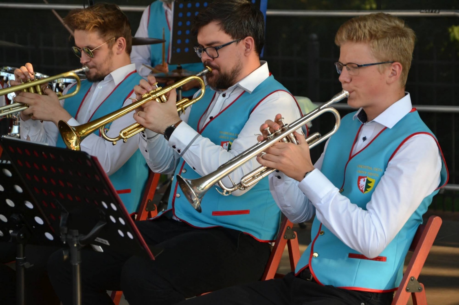 Zdjęcie w galerii na portalu naszraciborz.pl: Orkiestry dęte zagrały na Zamku Piastowskim wiadomości z regionu