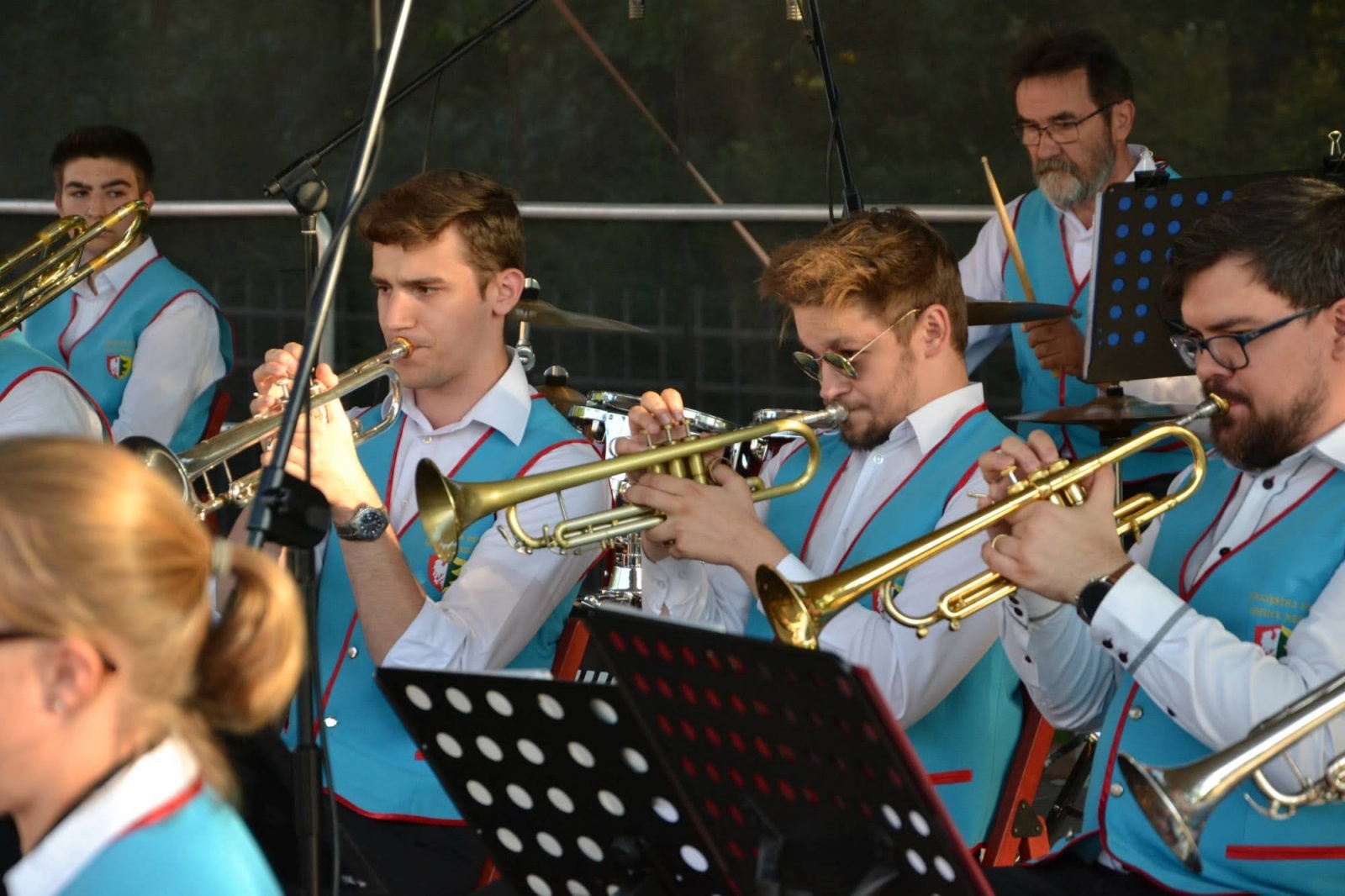 Zdjęcie w galerii na portalu naszraciborz.pl: Orkiestry dęte zagrały na Zamku Piastowskim wiadomości z regionu