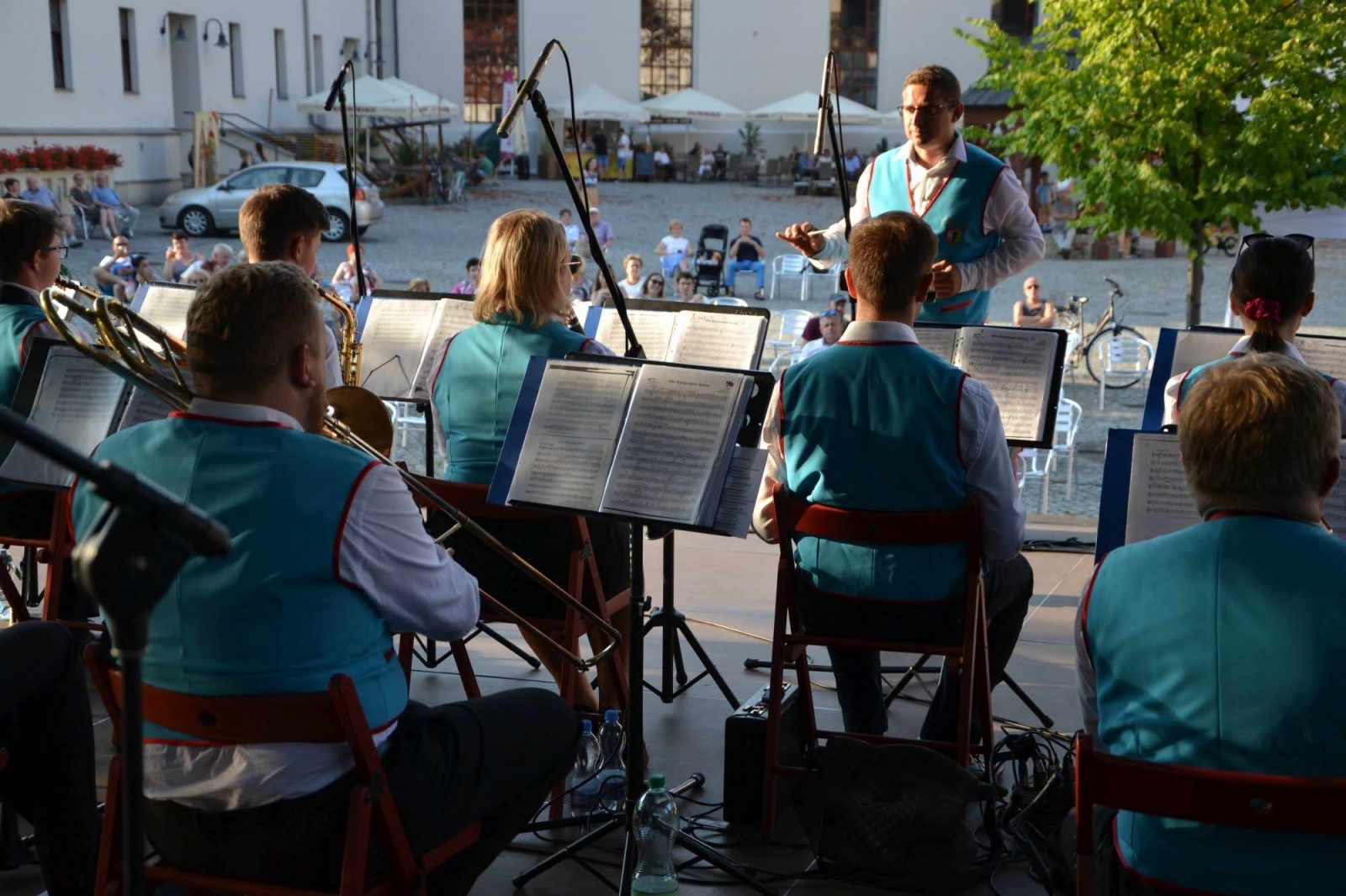 Zdjęcie w galerii na portalu naszraciborz.pl: Orkiestry dęte zagrały na Zamku Piastowskim wiadomości z regionu