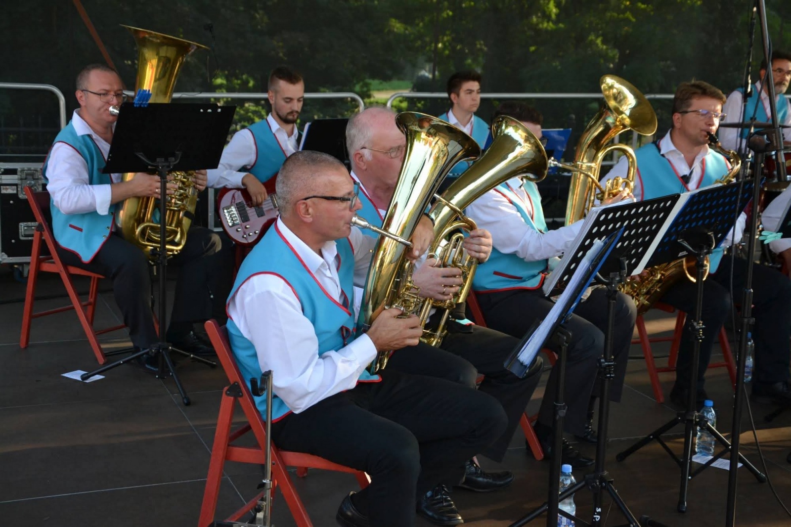 Zdjęcie w galerii na portalu naszraciborz.pl: Orkiestry dęte zagrały na Zamku Piastowskim wiadomości z regionu