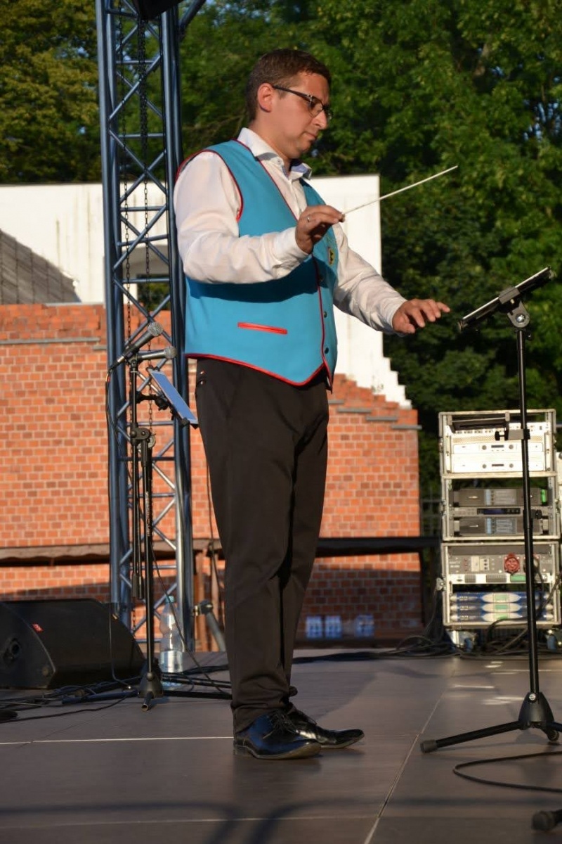 Zdjęcie w galerii na portalu naszraciborz.pl: Orkiestry dęte zagrały na Zamku Piastowskim wiadomości z regionu