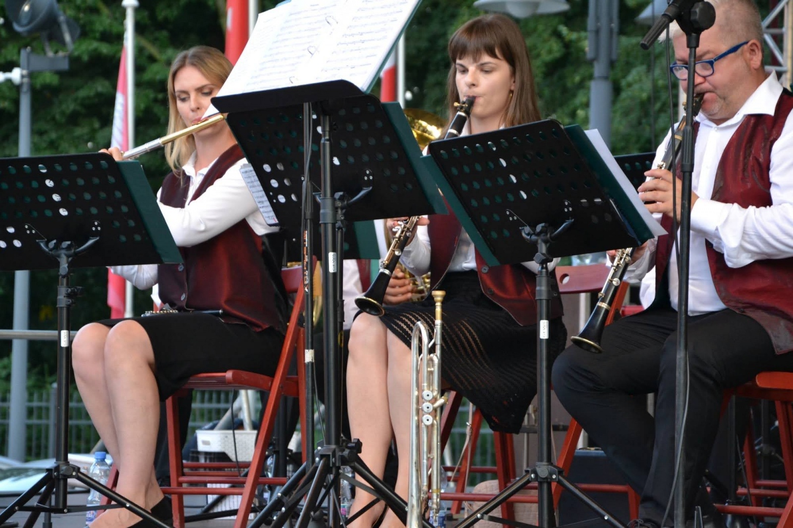 Zdjęcie w galerii na portalu naszraciborz.pl: Orkiestry dęte zagrały na Zamku Piastowskim wiadomości z regionu
