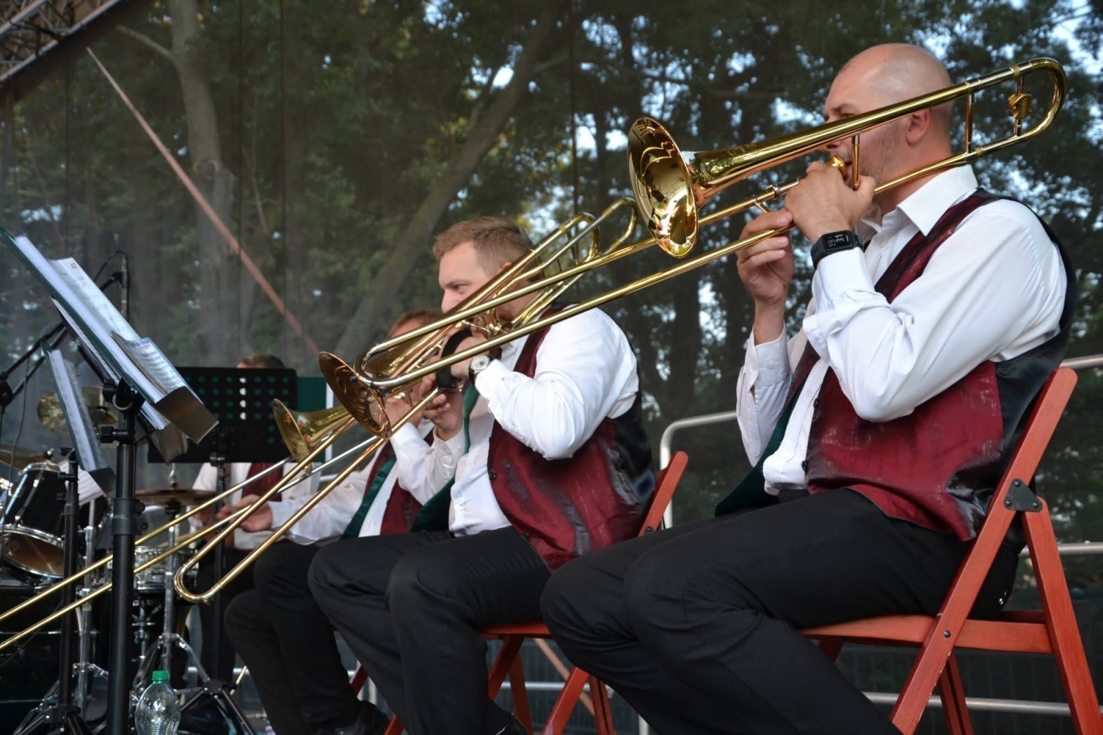 Zdjęcie w galerii na portalu naszraciborz.pl: Orkiestry dęte zagrały na Zamku Piastowskim wiadomości z regionu