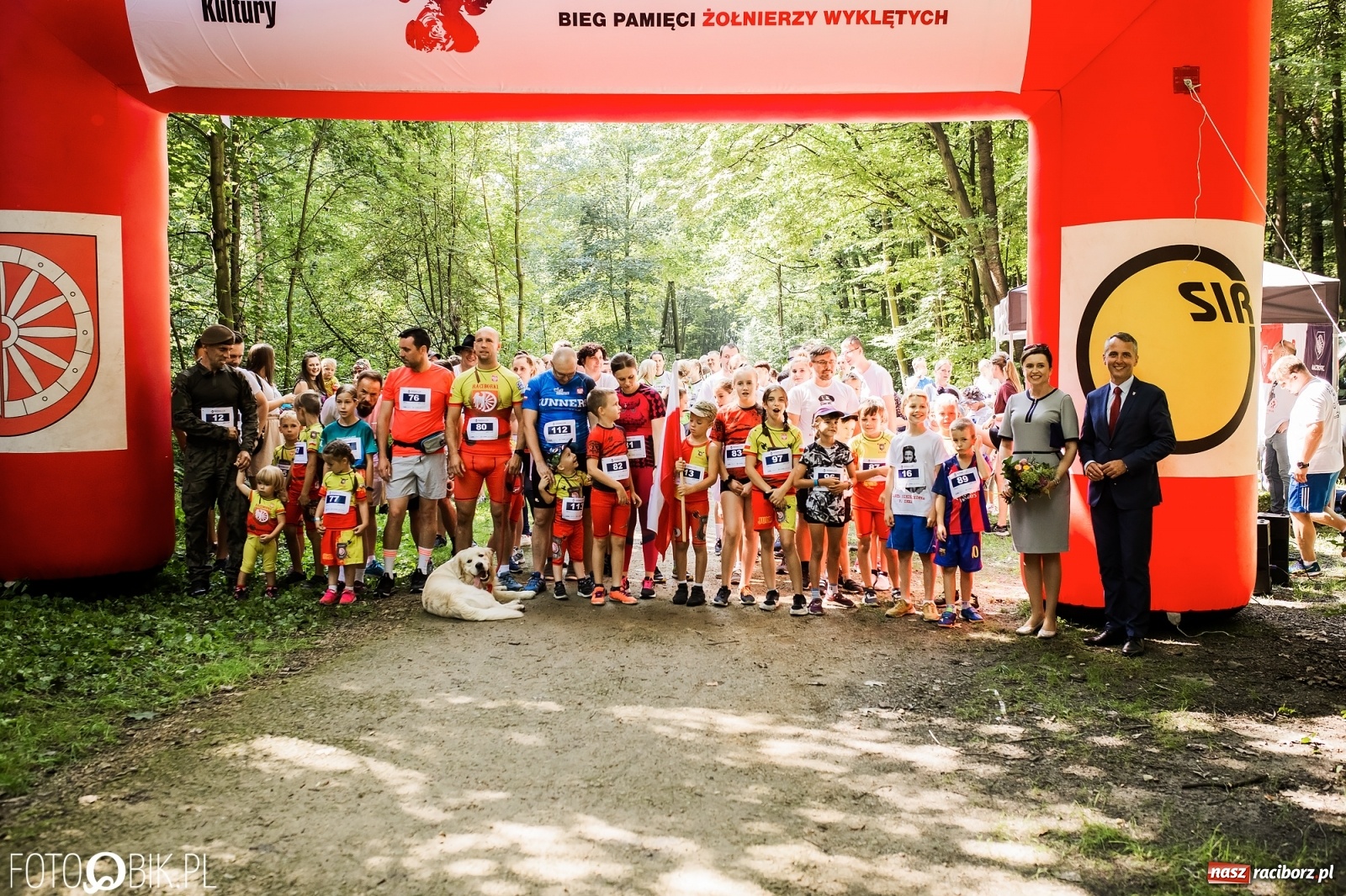 Zdjęcie w galerii na portalu naszraciborz.pl: Raciborski Bieg Tropem Wilczym na Święto Wojska Polskiego [FOTO i WIDEO] wiadomości z regionu