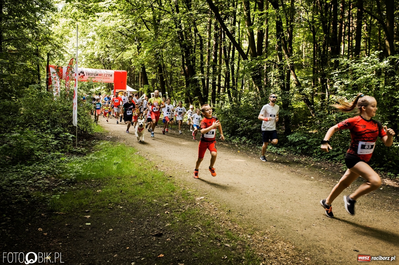 Zdjęcie w galerii na portalu naszraciborz.pl: Raciborski Bieg Tropem Wilczym na Święto Wojska Polskiego [FOTO i WIDEO] wiadomości z regionu