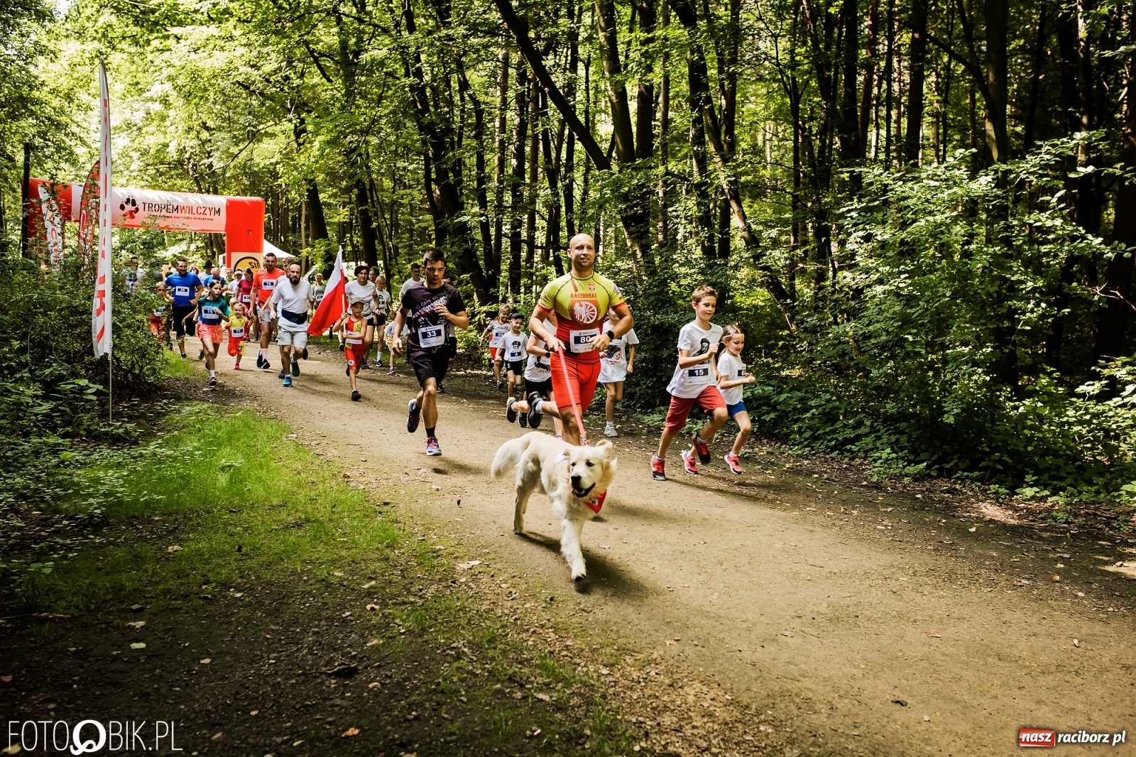 Zdjęcie w galerii na portalu naszraciborz.pl: Raciborski Bieg Tropem Wilczym na Święto Wojska Polskiego [FOTO i WIDEO] wiadomości z regionu