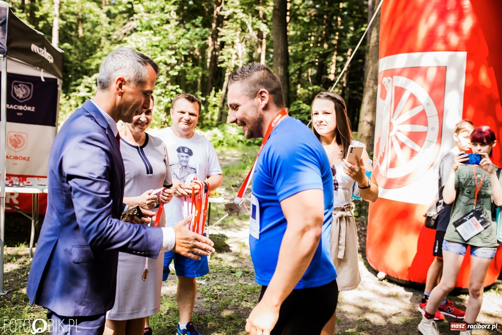 Zdjęcie w galerii na portalu naszraciborz.pl: Raciborski Bieg Tropem Wilczym na Święto Wojska Polskiego [FOTO i WIDEO] wiadomości z regionu