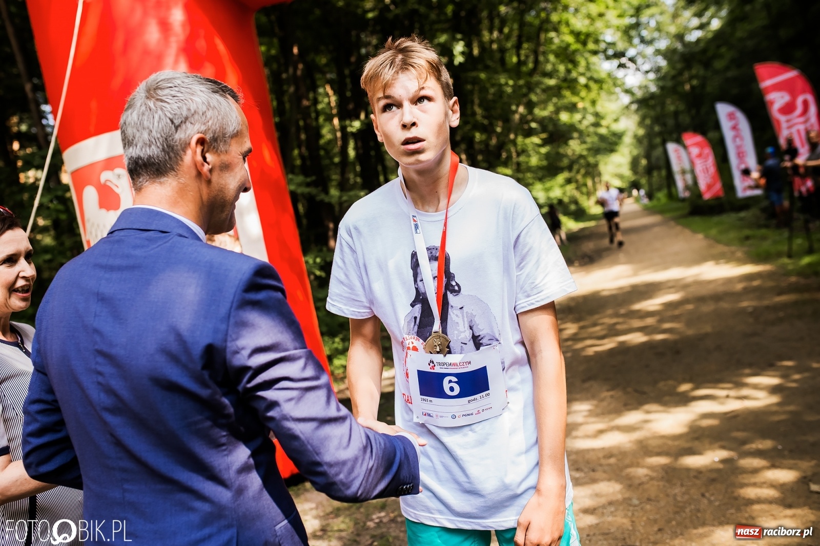 Zdjęcie w galerii na portalu naszraciborz.pl: Raciborski Bieg Tropem Wilczym na Święto Wojska Polskiego [FOTO i WIDEO] wiadomości z regionu