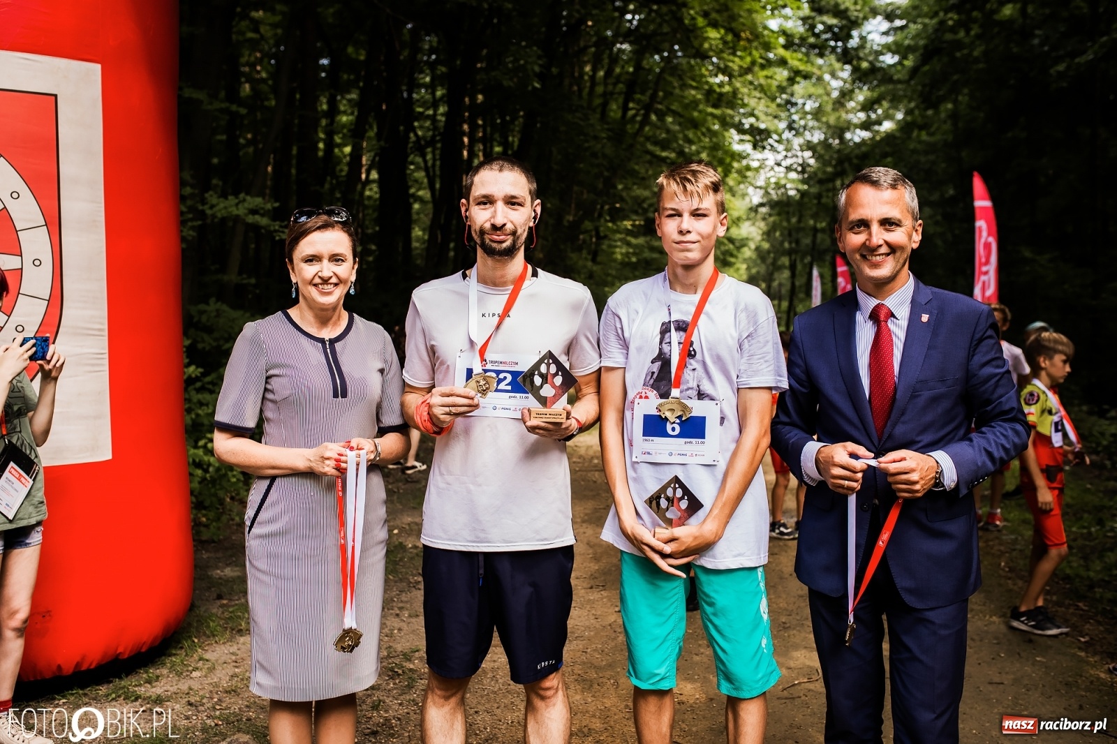 Zdjęcie w galerii na portalu naszraciborz.pl: Raciborski Bieg Tropem Wilczym na Święto Wojska Polskiego [FOTO i WIDEO] wiadomości z regionu