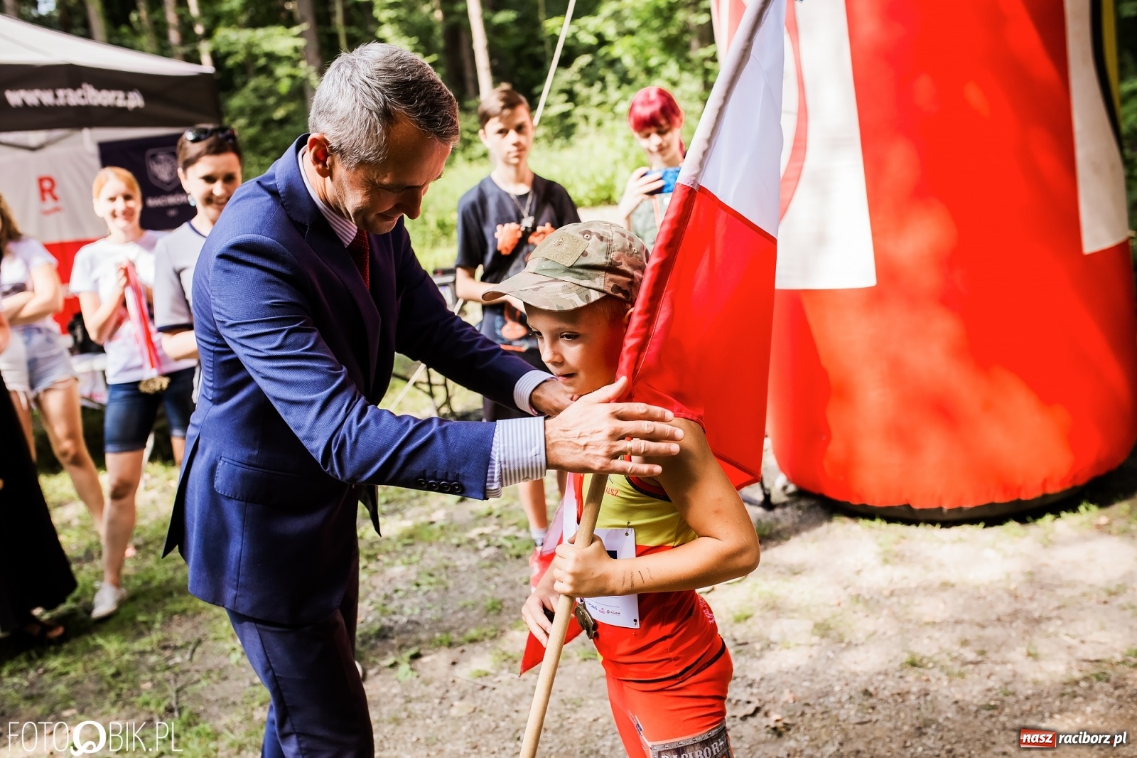 Zdjęcie w galerii na portalu naszraciborz.pl: Raciborski Bieg Tropem Wilczym na Święto Wojska Polskiego [FOTO i WIDEO] wiadomości z regionu