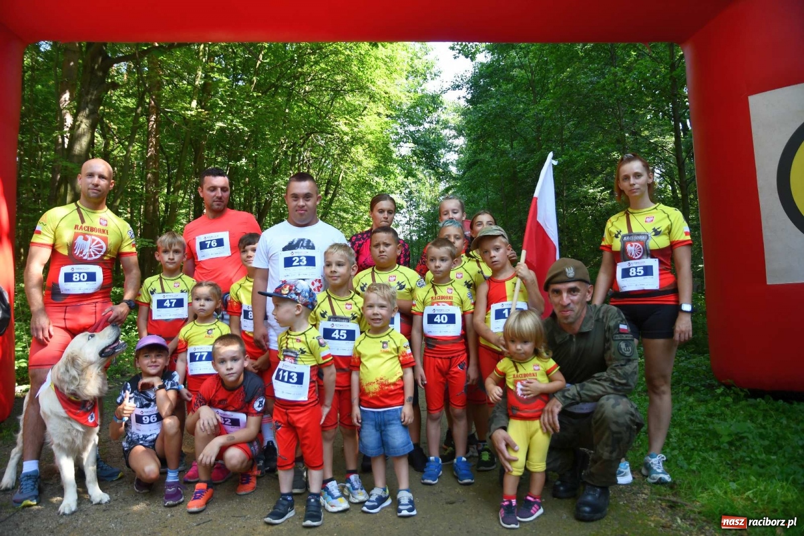 Zdjęcie w galerii na portalu naszraciborz.pl: Raciborski Bieg Tropem Wilczym na Święto Wojska Polskiego [FOTO i WIDEO] wiadomości z regionu