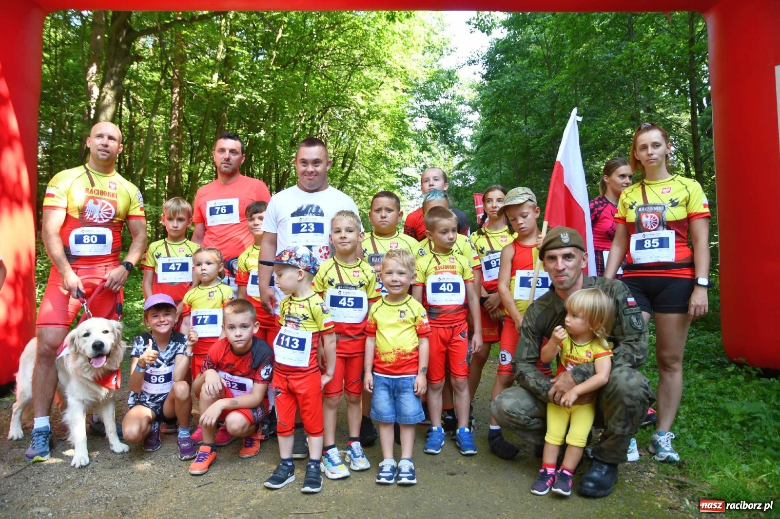 Zdjęcie w galerii na portalu naszraciborz.pl: Raciborski Bieg Tropem Wilczym na Święto Wojska Polskiego [FOTO i WIDEO] wiadomości z regionu