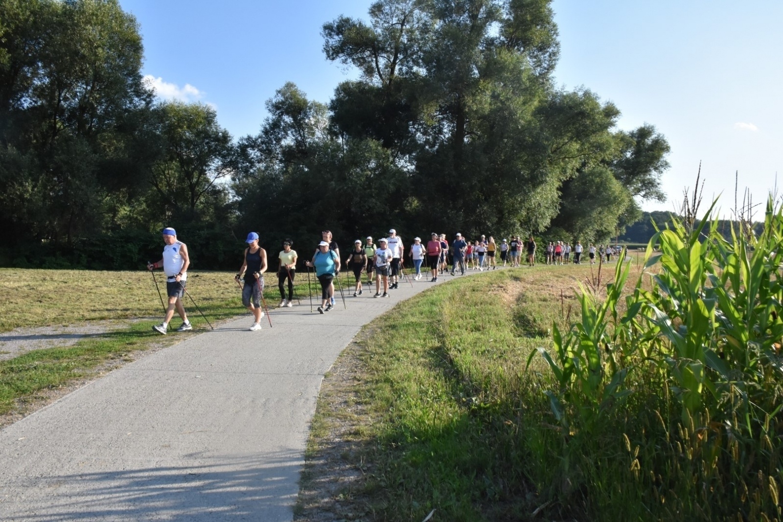 Zdjęcie w galerii na portalu naszraciborz.pl: Nordic Walking meandrami Odry w Chałupkach [FOTO] wiadomości z regionu