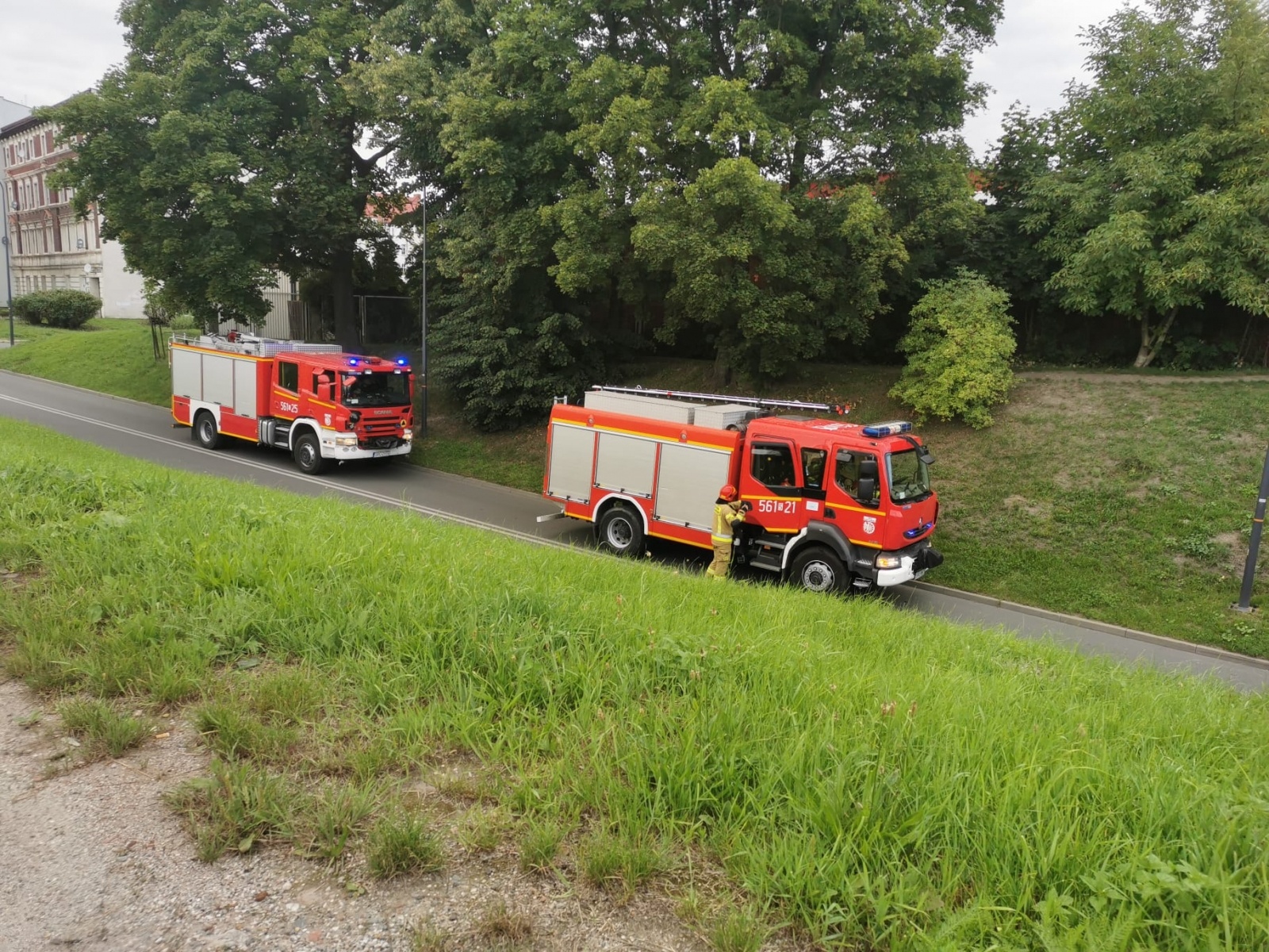 Zdjęcie w galerii na portalu naszraciborz.pl: Raport 998. Pożary w Roszkowie i Raciborzu wiadomości z regionu