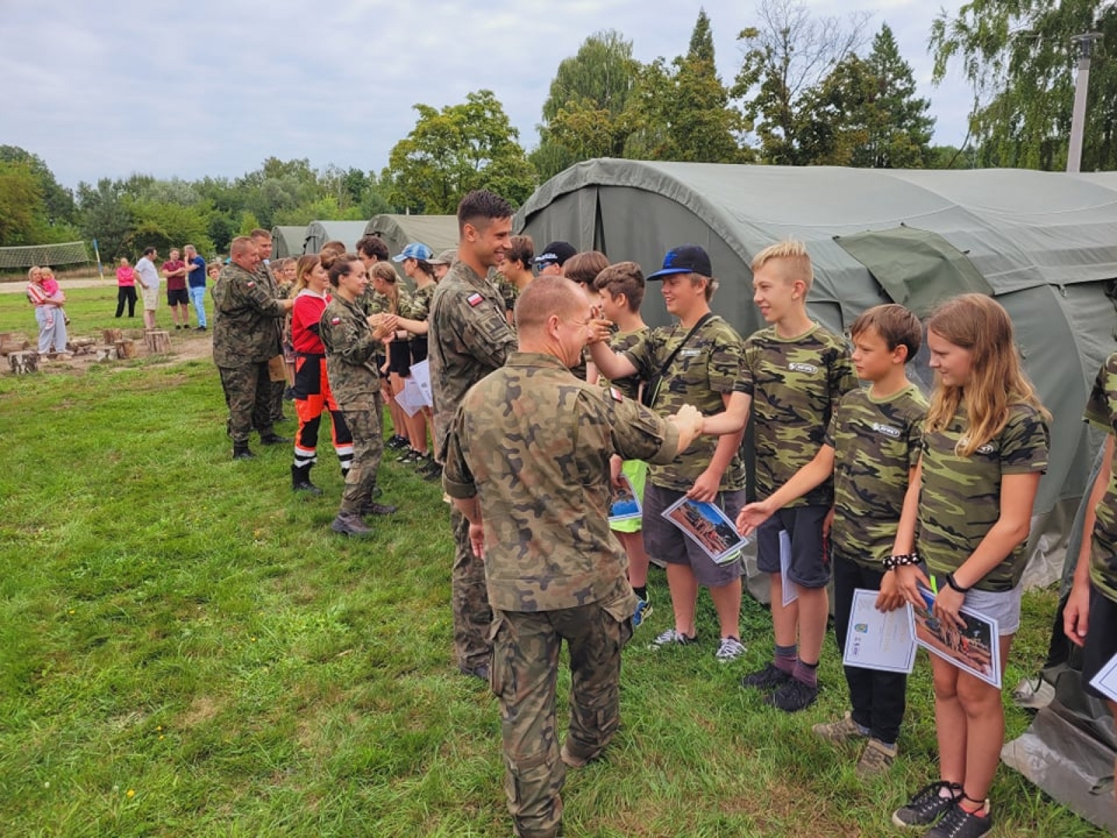 Zdjęcie w galerii na portalu naszraciborz.pl: Drugi obóz wojskowy w Kuźni Raciborskiej zakończony [FOTO] wiadomości z regionu