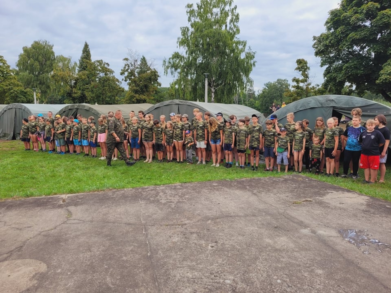 Zdjęcie w galerii na portalu naszraciborz.pl: Drugi obóz wojskowy w Kuźni Raciborskiej zakończony [FOTO] wiadomości z regionu