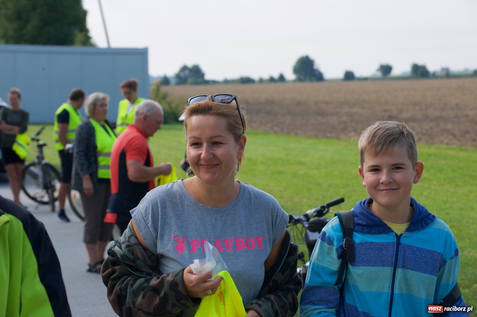 Zdjęcie w galerii na portalu naszraciborz.pl: Blisko stu rowerzystów na trasie rajdu po gm. Krzyżanowice wiadomości z regionu