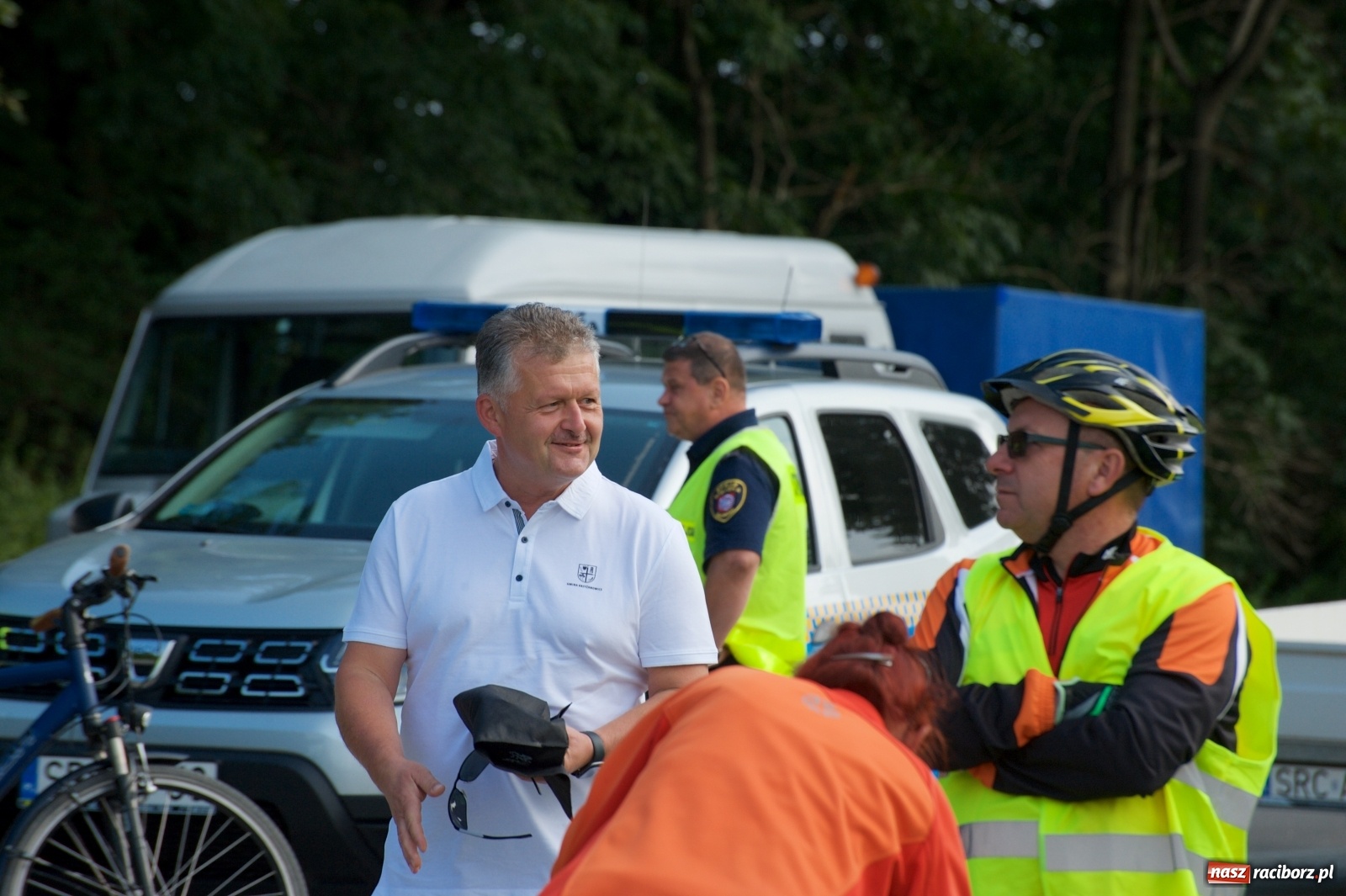 Zdjęcie w galerii na portalu naszraciborz.pl: Blisko stu rowerzystów na trasie rajdu po gm. Krzyżanowice wiadomości z regionu