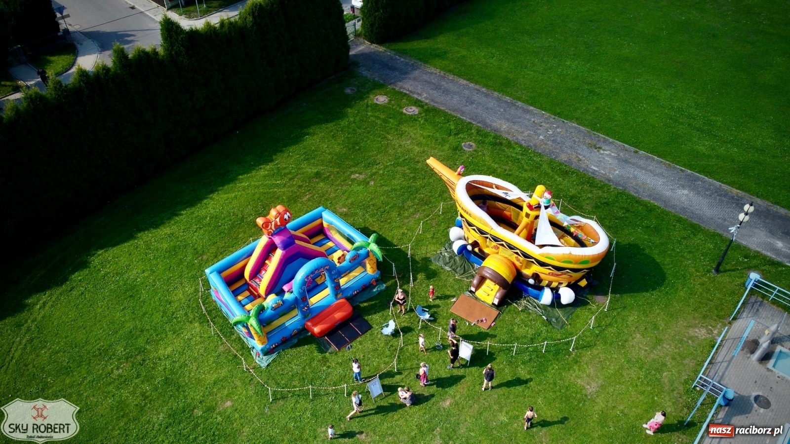 Zdjęcie w galerii na portalu naszraciborz.pl: Basen pod Oborą jak Karaiby wiadomości z regionu