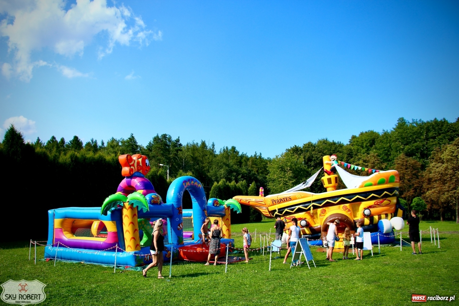 Zdjęcie w galerii na portalu naszraciborz.pl: Basen pod Oborą jak Karaiby wiadomości z regionu