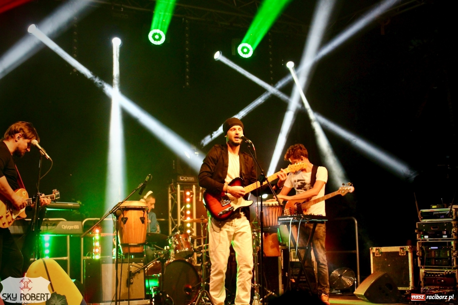 Zdjęcie w galerii na portalu naszraciborz.pl: Nad Odrą jak na Jamajce. Dni Raciborza w rytmach reggae wiadomości z regionu