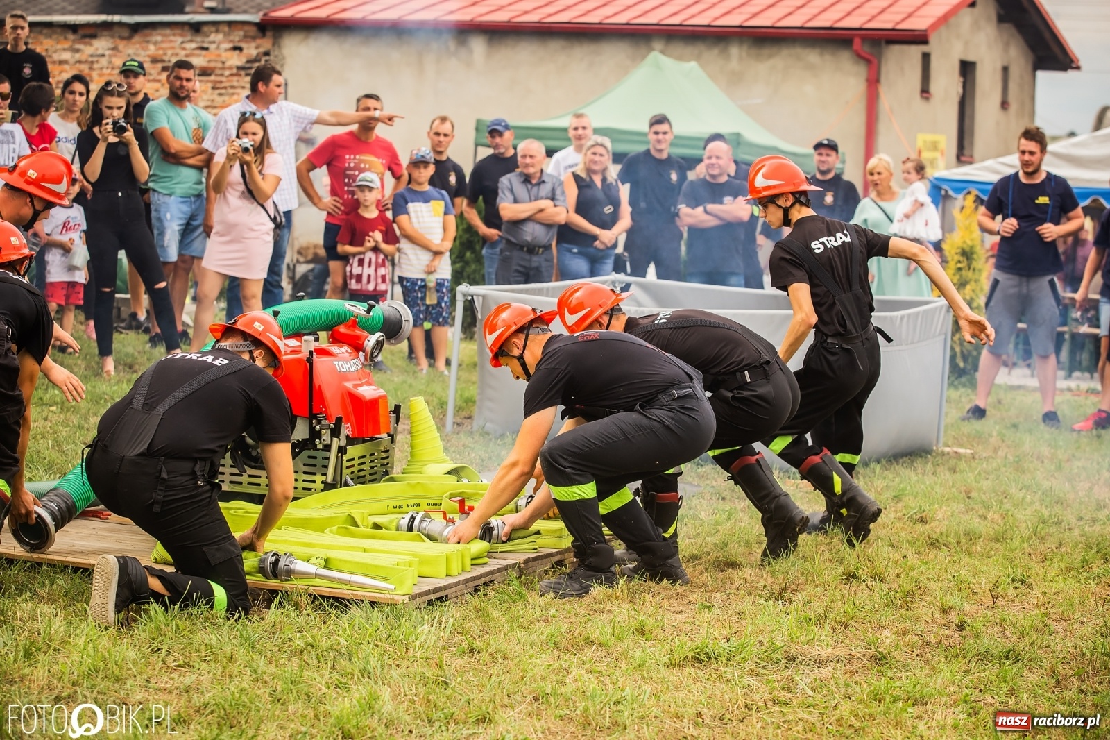 Zdjęcie w galerii na portalu naszraciborz.pl: OSP Samborowice najlepsze na zawodach w Krzanowicach wiadomości z regionu