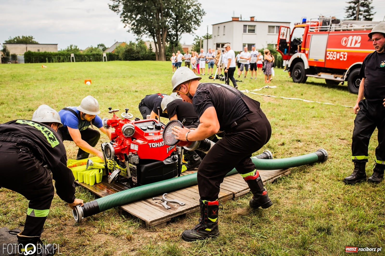 Zdjęcie w galerii na portalu naszraciborz.pl: OSP Samborowice najlepsze na zawodach w Krzanowicach wiadomości z regionu