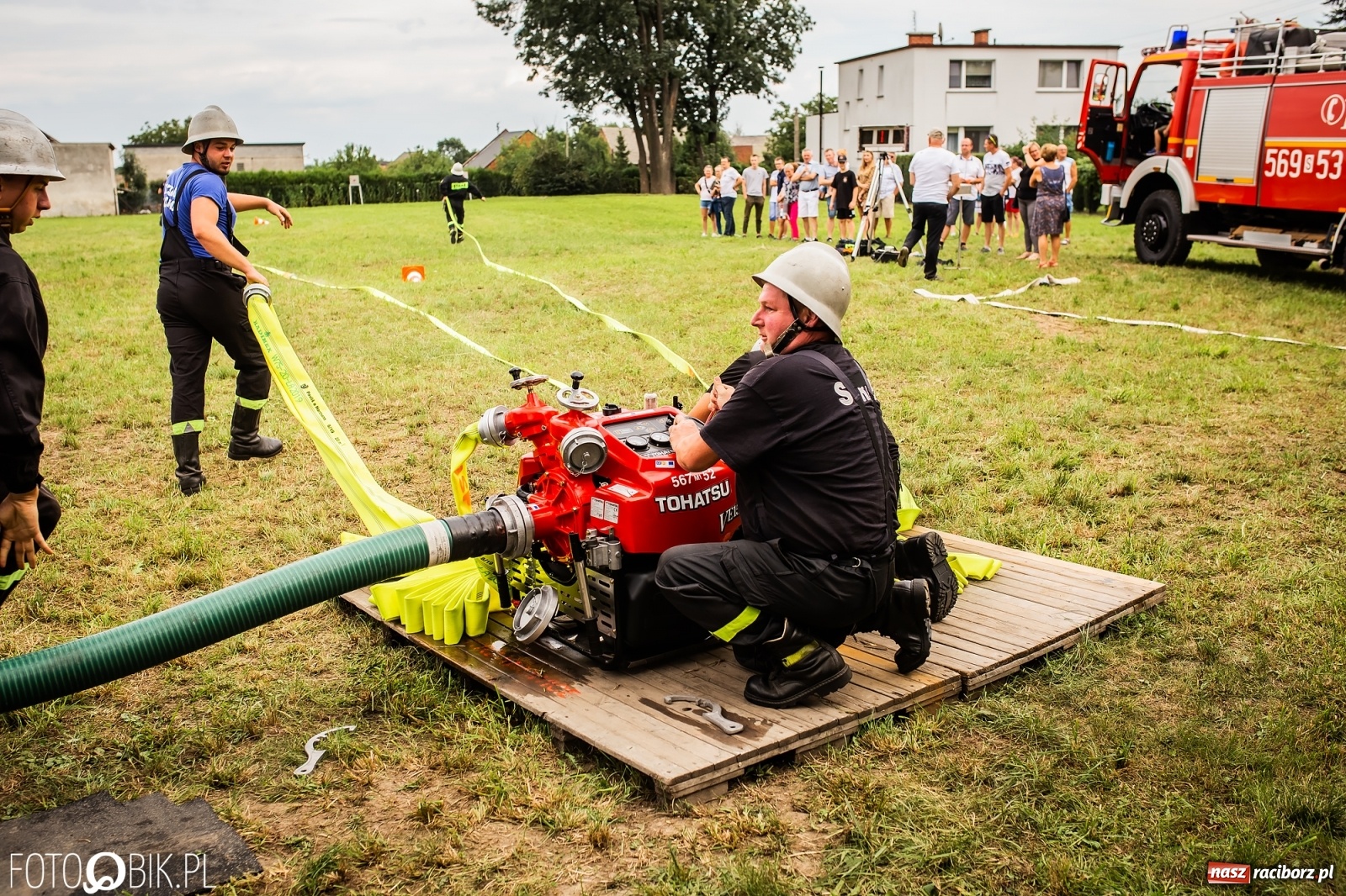 Zdjęcie w galerii na portalu naszraciborz.pl: OSP Samborowice najlepsze na zawodach w Krzanowicach wiadomości z regionu