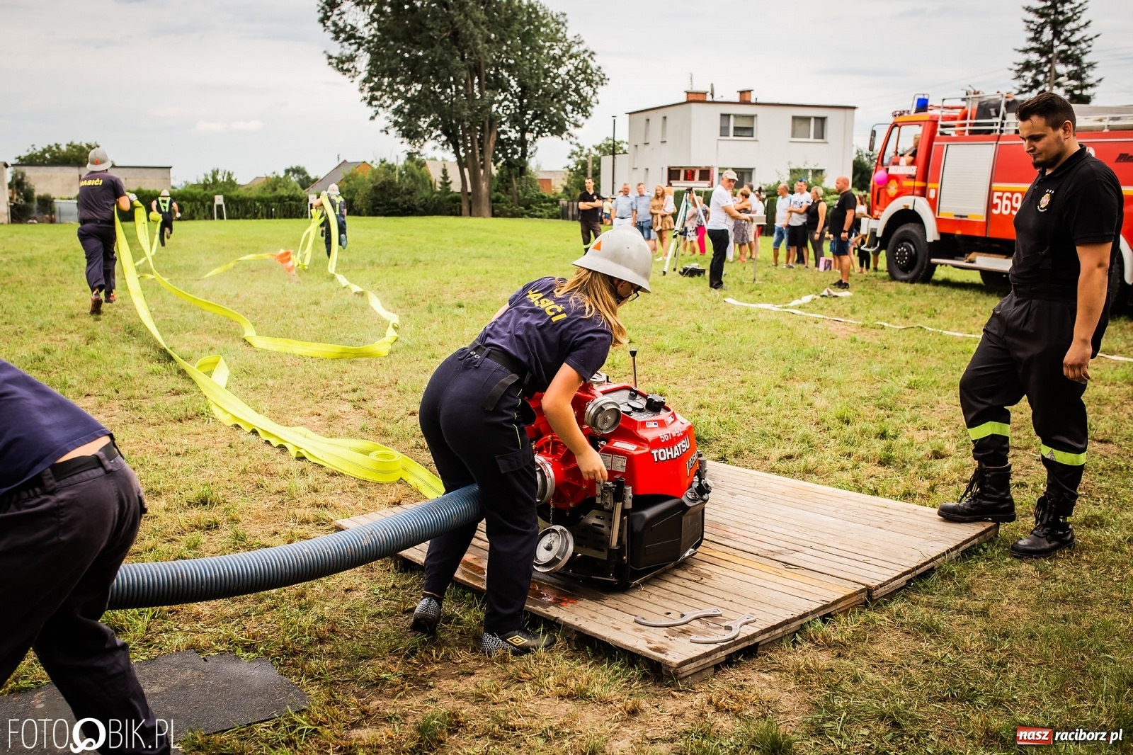 Zdjęcie w galerii na portalu naszraciborz.pl: OSP Samborowice najlepsze na zawodach w Krzanowicach wiadomości z regionu
