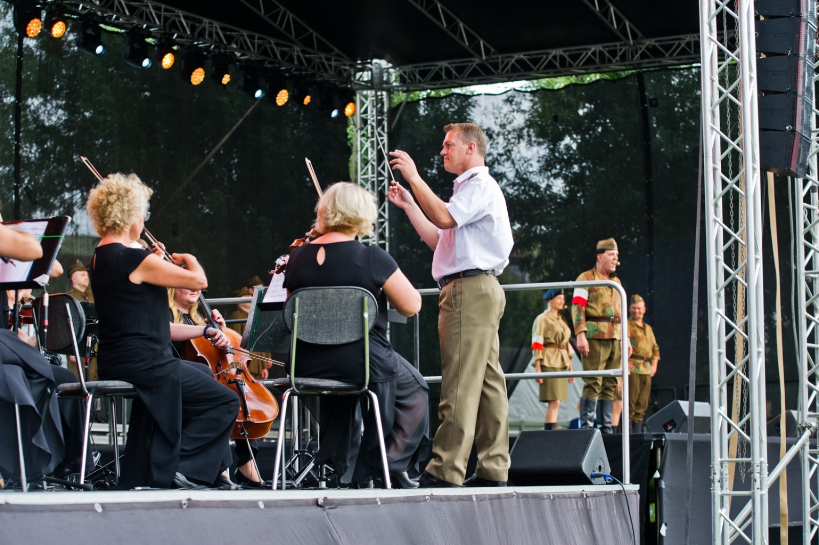 Zdjęcie w galerii na portalu naszraciborz.pl: Obchody Święta Wojska Polskiego w Kietrzu [FOTO] wiadomości z regionu