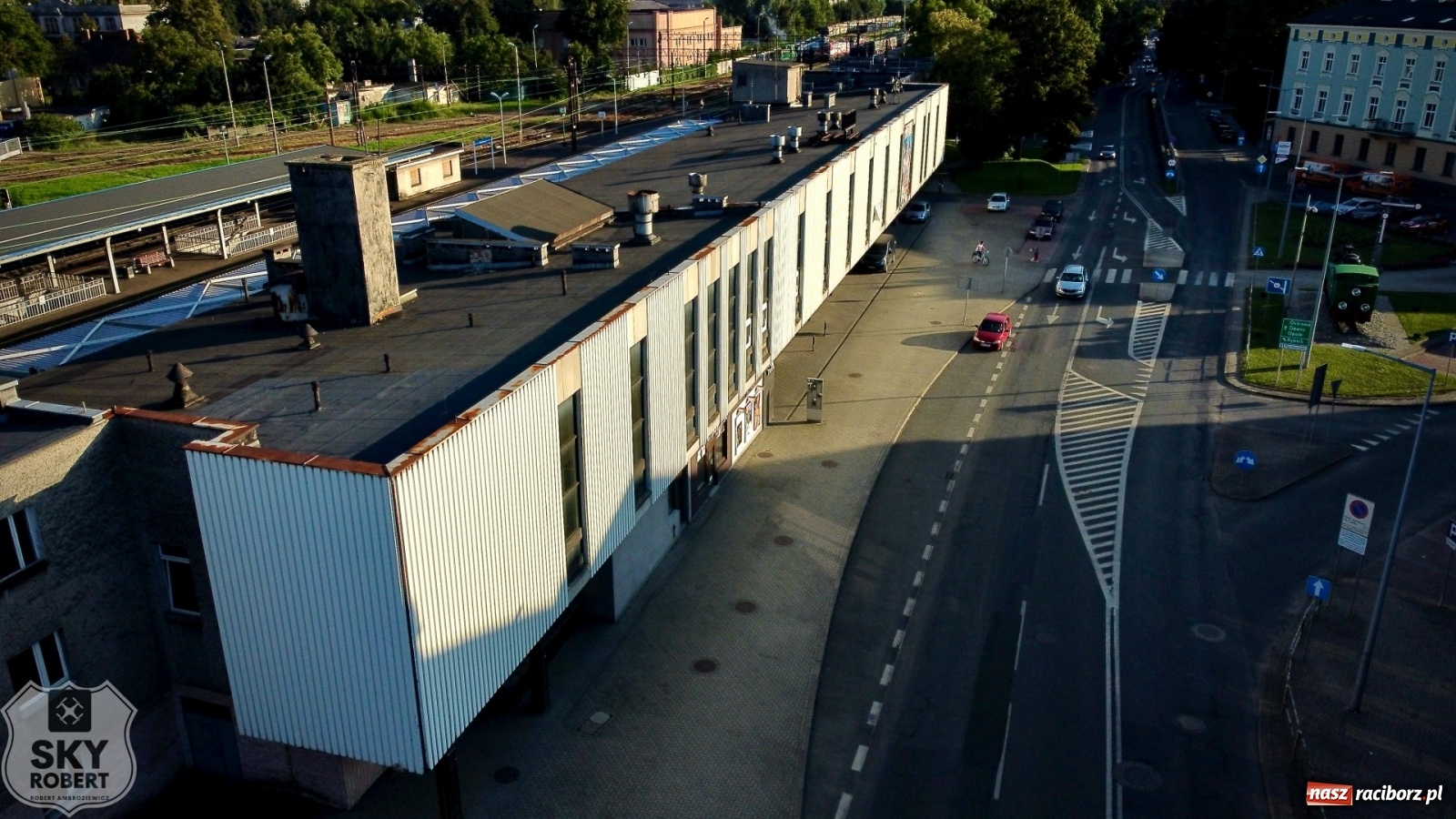Zdjęcie w galerii na portalu naszraciborz.pl: Racibórz - straszydła miejskie [FOTO z drona] wiadomości z regionu