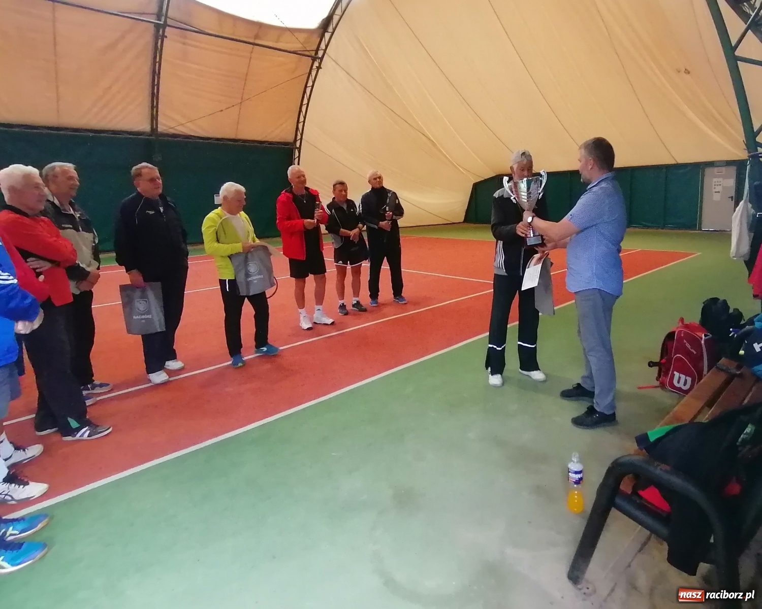 Zdjęcie w galerii na portalu naszraciborz.pl: Tenisowe zmagania raciborskich seniorów o Puchar Prezydenta [FOTO i WIDEO] wiadomości z regionu