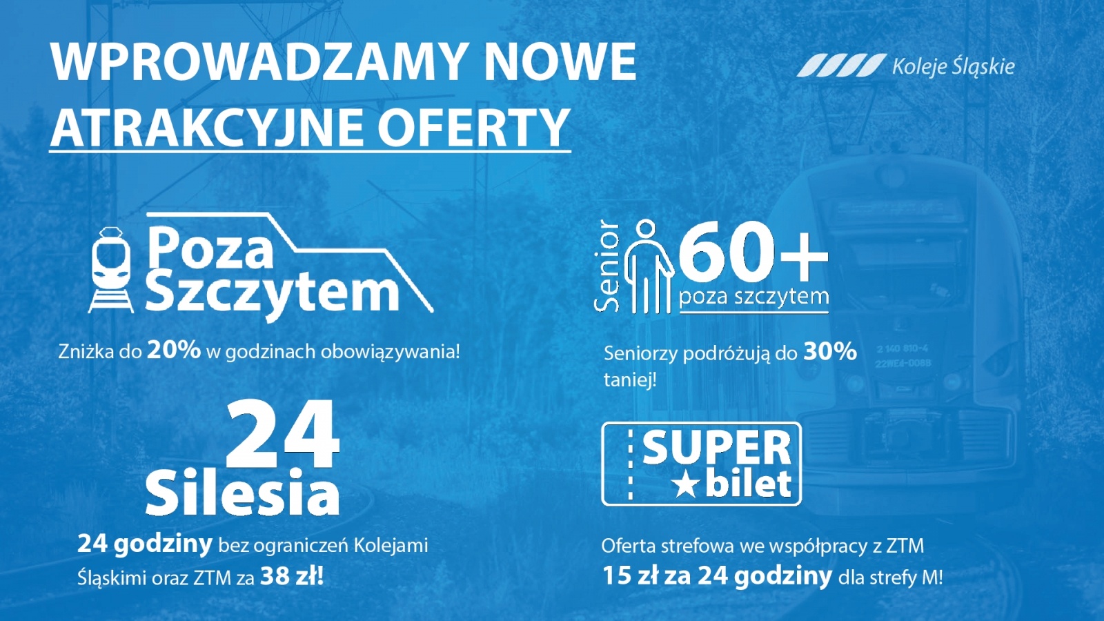 Zdjęcie w galerii na portalu naszraciborz.pl: Nowe atrakcyjne oferty w Kolejach Śląskich wiadomości z regionu