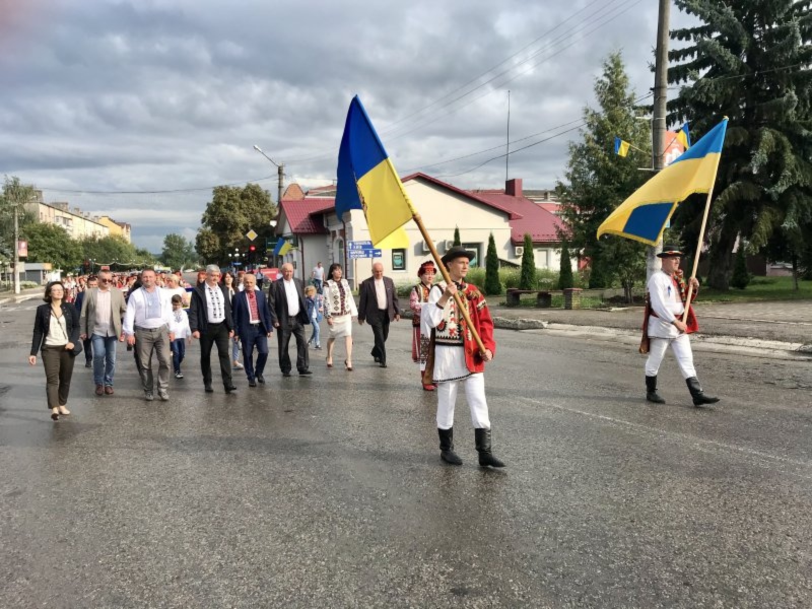 Zdjęcie w galerii na portalu naszraciborz.pl: Delegacja Raciborza na obchodach 30-lecia niepodległości Ukrainy w Tyśmienicy wiadomości z regionu