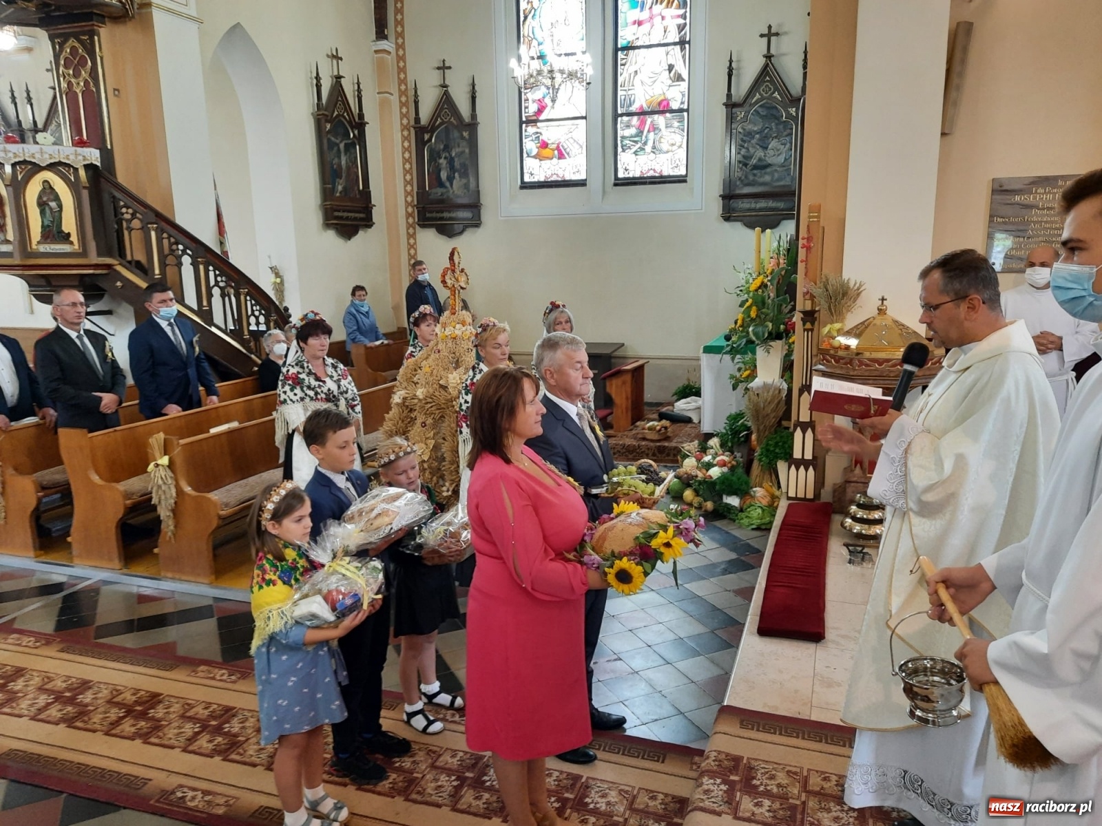 Zdjęcie w galerii na portalu naszraciborz.pl: W Rudniku dziękowali za plony wiadomości z regionu