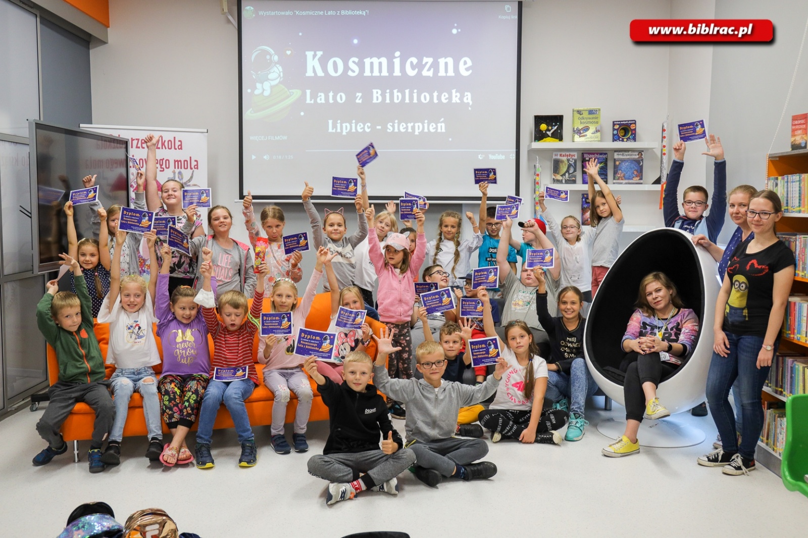 Zdjęcie w galerii na portalu naszraciborz.pl: Kosmiczne lato z biblioteką dobiegło końca [FOTO] wiadomości z regionu