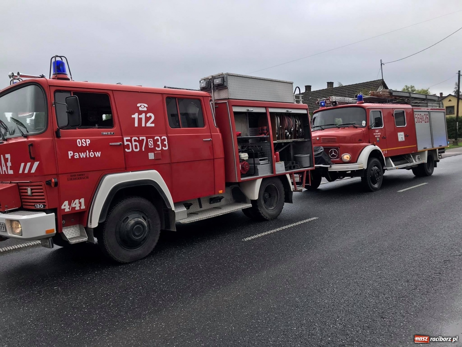 Zdjęcie w galerii na portalu naszraciborz.pl: Zderzenie trzech pojazdów w Pawłowie [FOTO] wiadomości z regionu