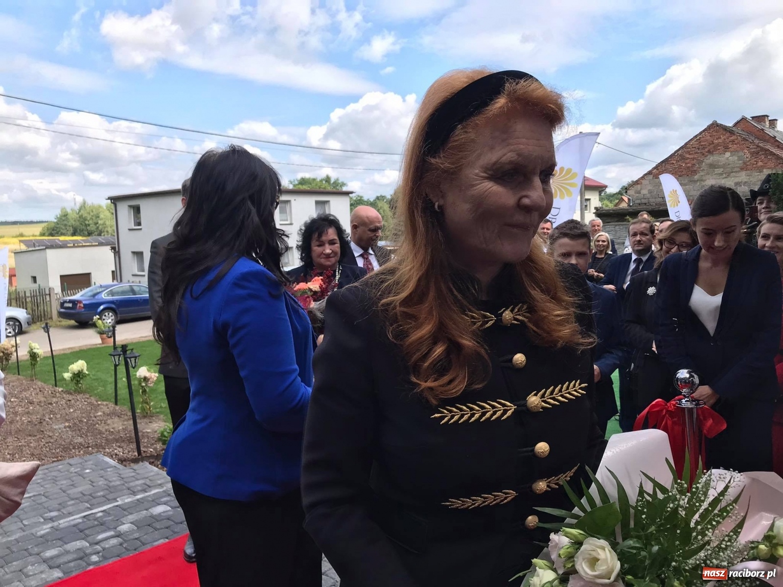 Zdjęcie w galerii na portalu naszraciborz.pl: Księżna Yorku gości dziś w powiecie raciborskim wiadomości z regionu