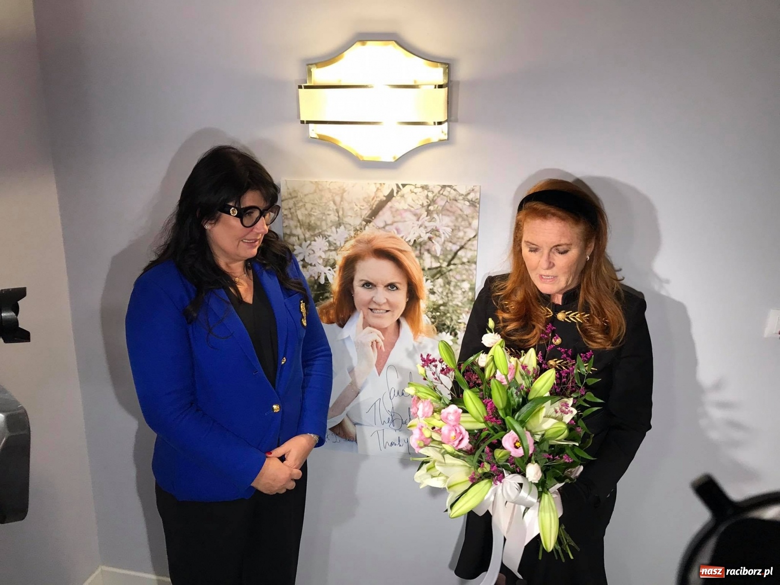 Zdjęcie w galerii na portalu naszraciborz.pl: Księżna Yorku gości dziś w powiecie raciborskim wiadomości z regionu