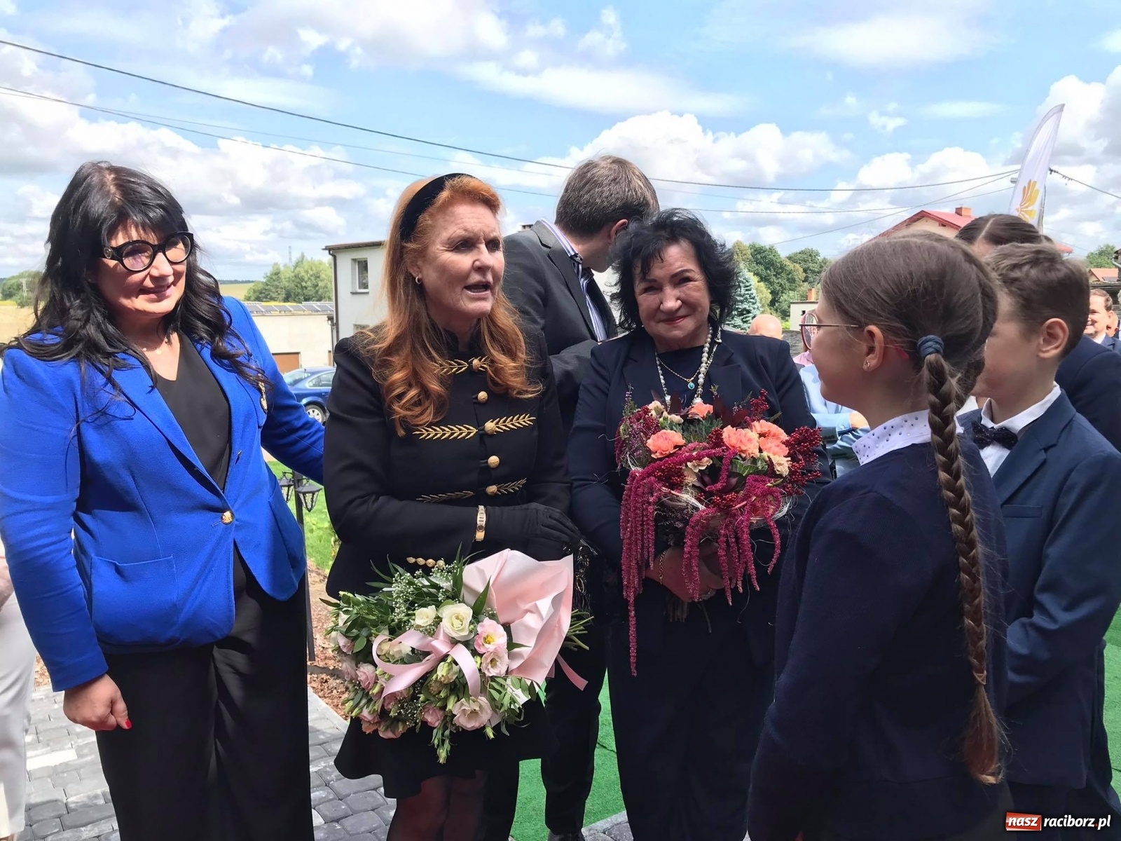 Zdjęcie w galerii na portalu naszraciborz.pl: Księżna Yorku gości dziś w powiecie raciborskim wiadomości z regionu