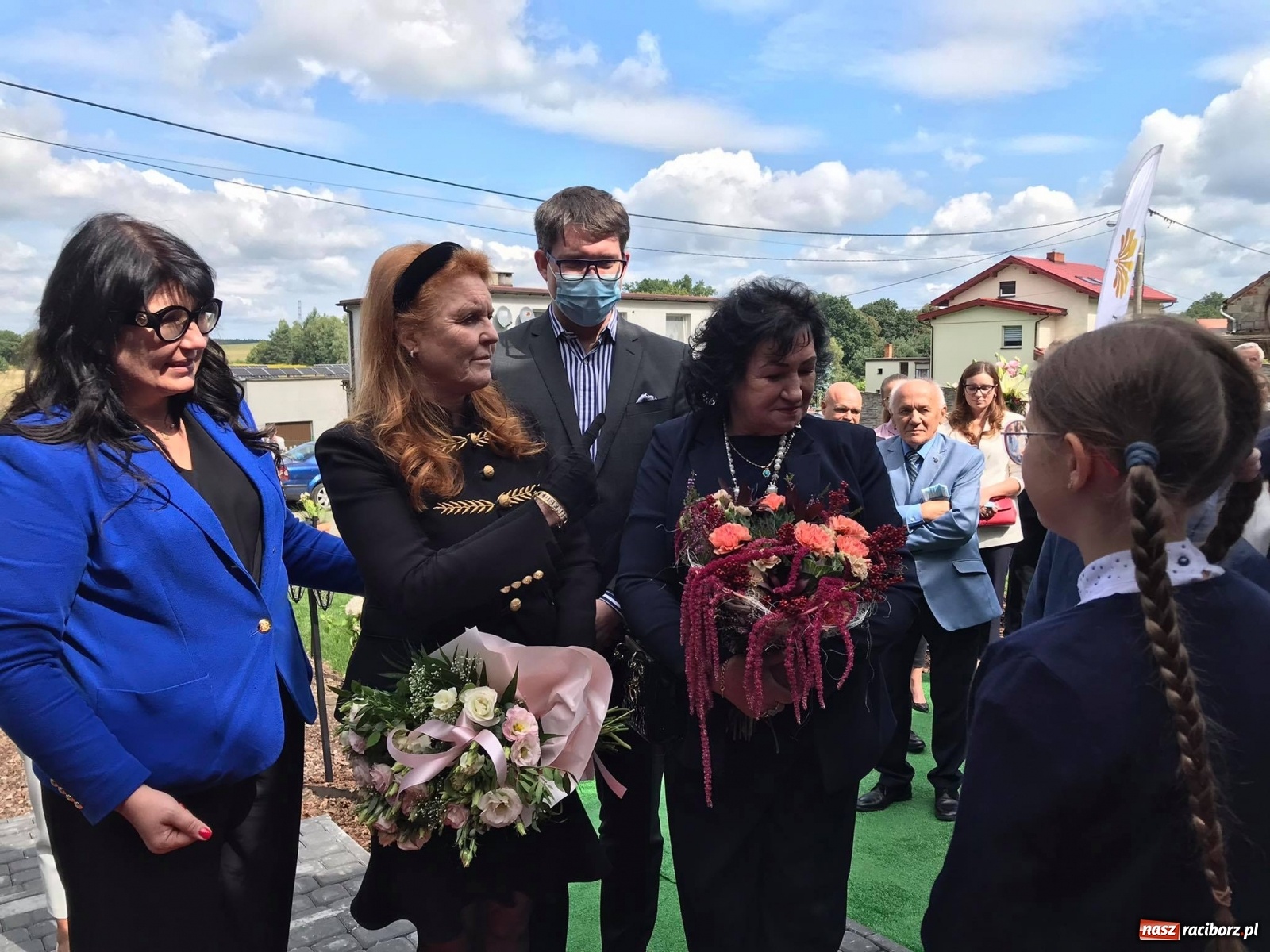 Zdjęcie w galerii na portalu naszraciborz.pl: Księżna Yorku gości dziś w powiecie raciborskim wiadomości z regionu