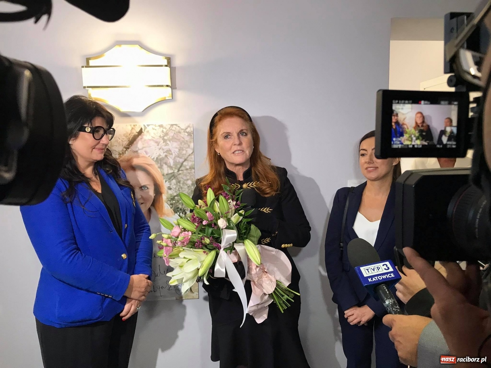 Zdjęcie w galerii na portalu naszraciborz.pl: Księżna Yorku gości dziś w powiecie raciborskim wiadomości z regionu