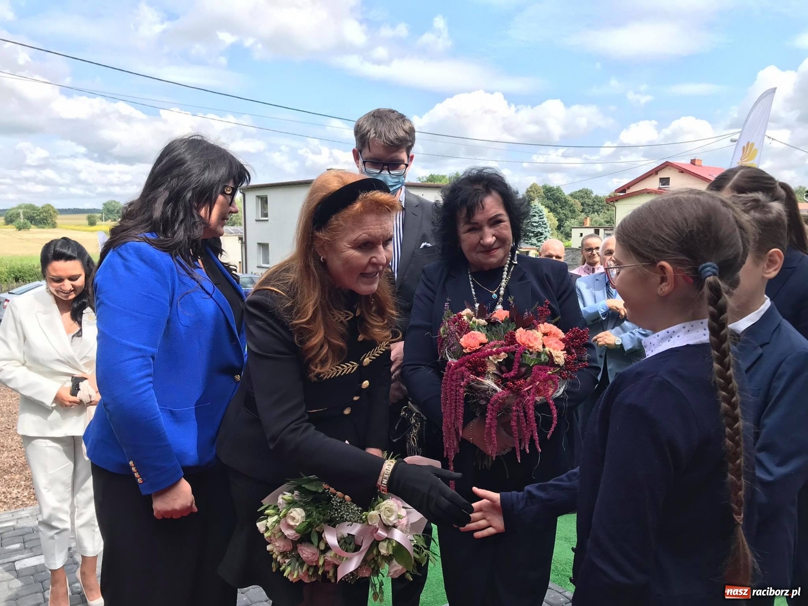 Zdjęcie w galerii na portalu naszraciborz.pl: Księżna Yorku gości dziś w powiecie raciborskim wiadomości z regionu