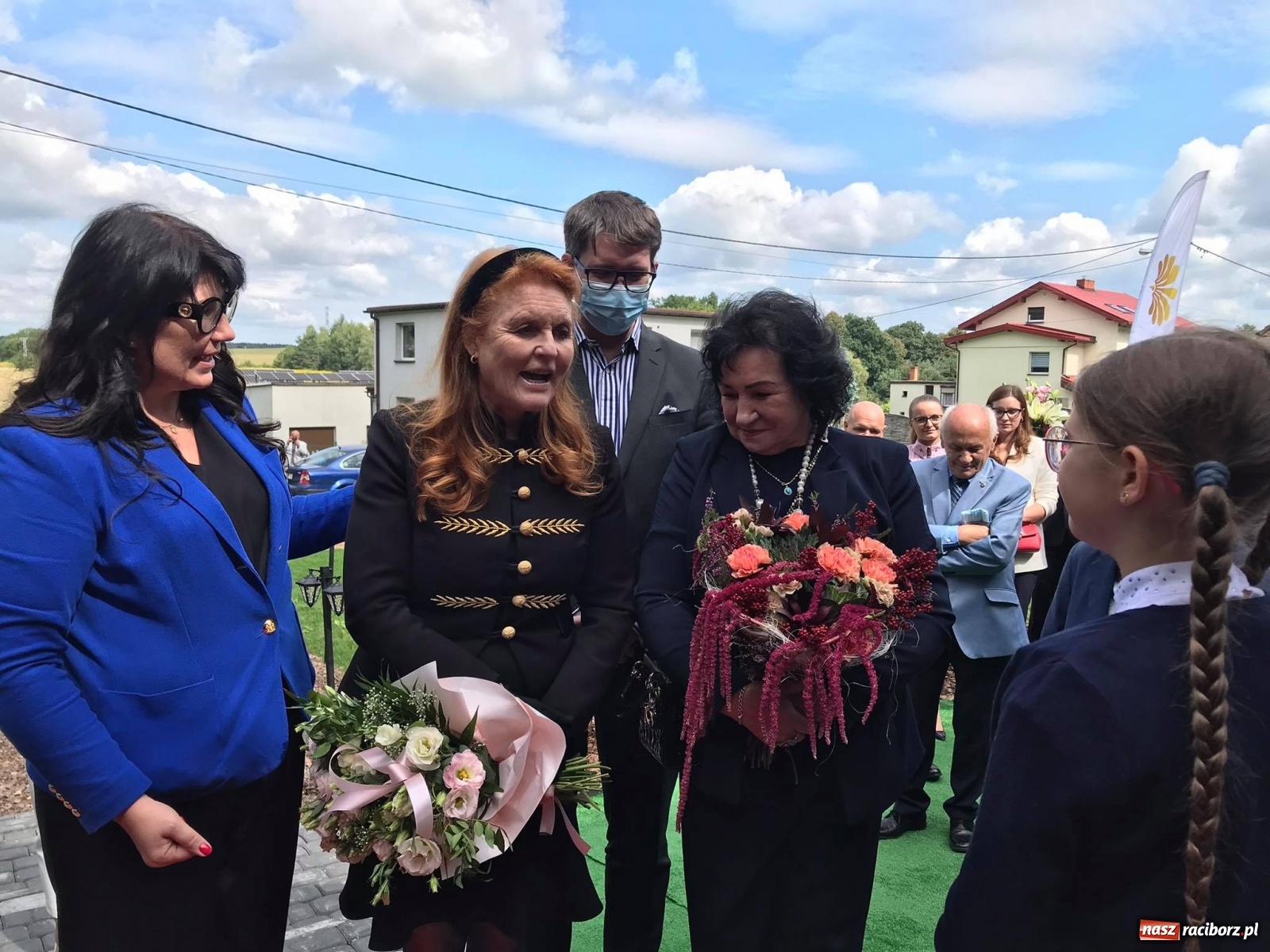 Zdjęcie w galerii na portalu naszraciborz.pl: Księżna Yorku gości dziś w powiecie raciborskim wiadomości z regionu