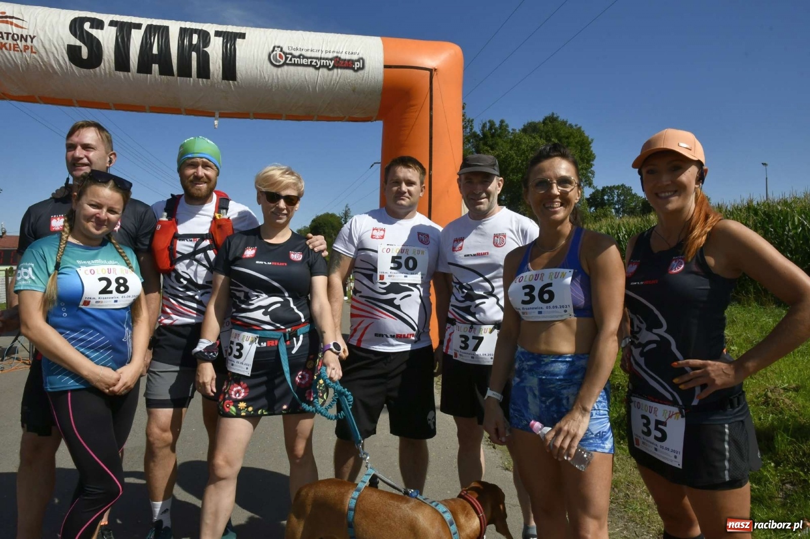 Zdjęcie w galerii na portalu naszraciborz.pl: Colour Run w pełnym słońcu w Krzanowicach [FOTO i WIDEO] wiadomości z regionu