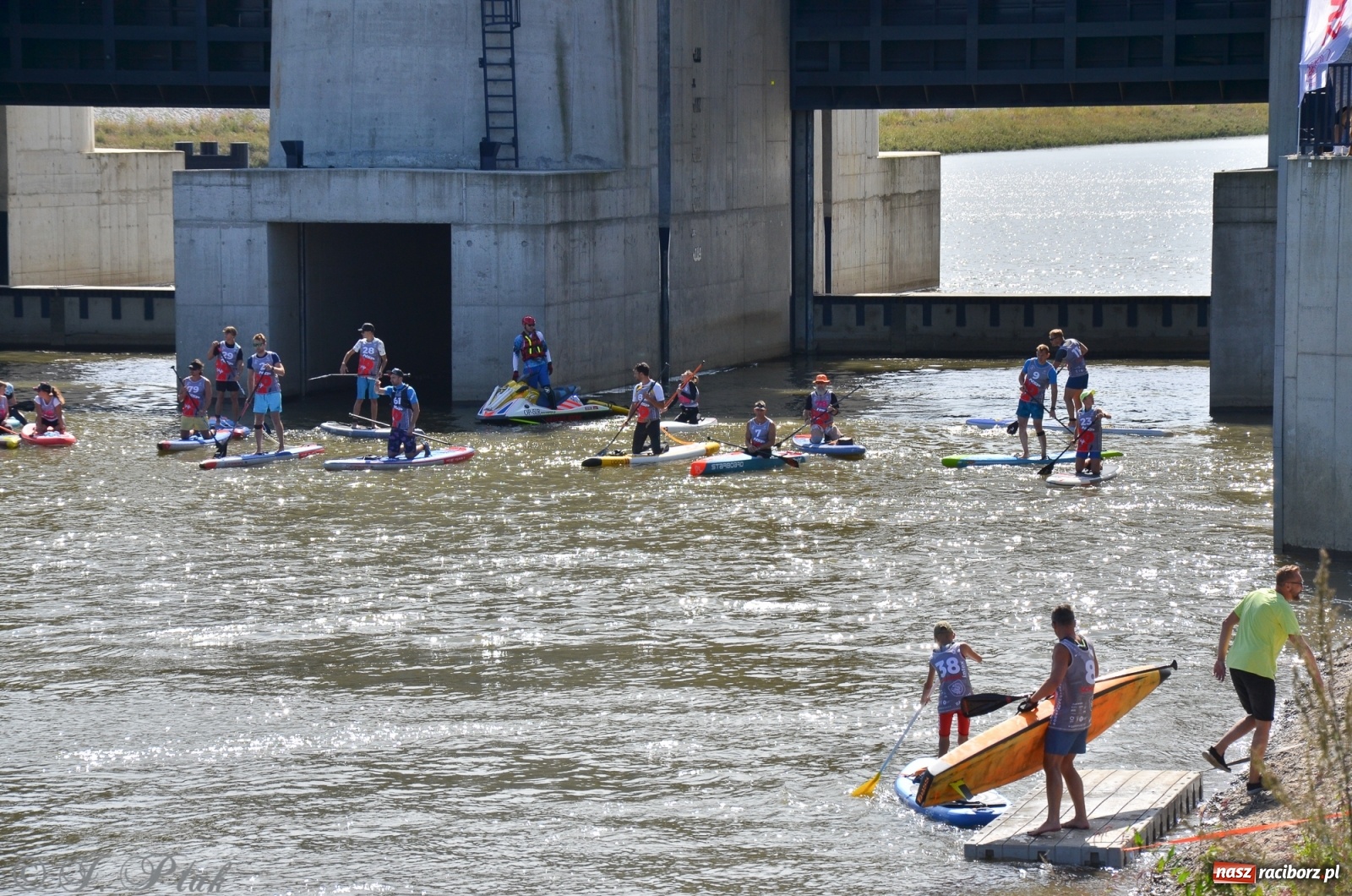 Zdjęcie w galerii na portalu naszraciborz.pl: Regaty Odra Sup Cup - long race wystartował spod zapory [FOTO i WIDEO] wiadomości z regionu