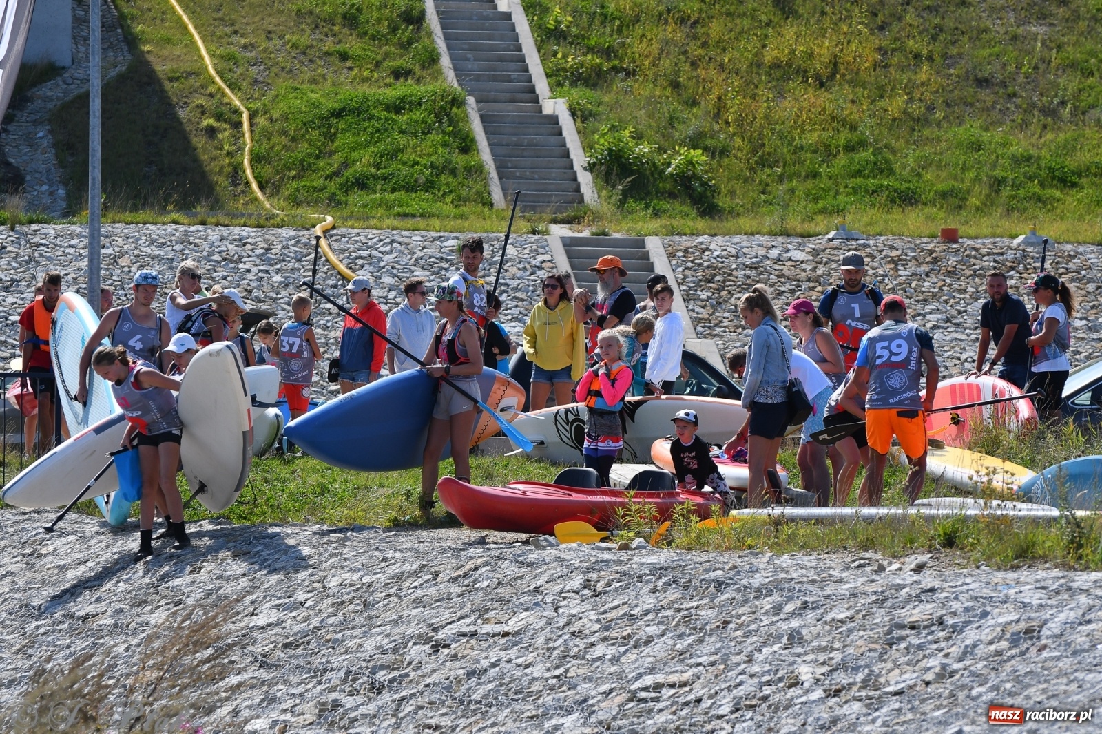 Zdjęcie w galerii na portalu naszraciborz.pl: Regaty Odra Sup Cup - long race wystartował spod zapory [FOTO i WIDEO] wiadomości z regionu